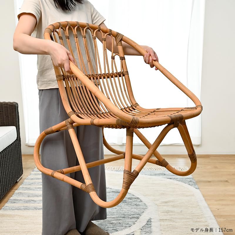 ラタン製の庭のラウンジチェア、ホテル、ゲストハウス、バルコニー リラックスチェア ラタン製の庭のラウンジチェア、ホテル、ゲストハウス、バルコニー